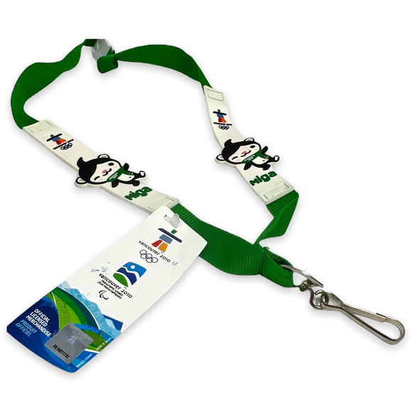 Vancouver 2010 Olympics MIGA Lanyard Officially Licensed - New with Tags - Picture 3 of 5